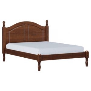 Cama de Casal 1,40 Linha Ouro Cor Café